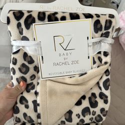 Leopard Print Baby Blanket