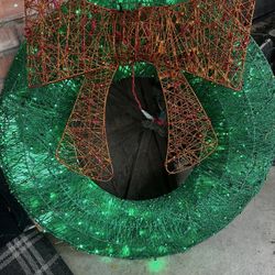 Large outdoor Christmas wreath