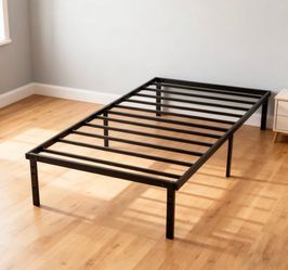 Metal twin size bed frame