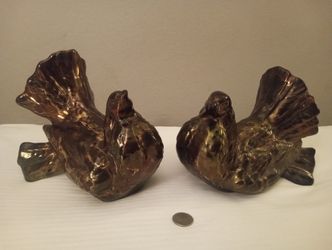 VINTAGE CERAMIC PIDGEONS 