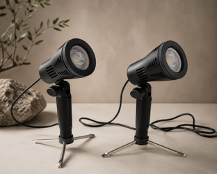 Pair of FT Photo Equipment LED Spotlights