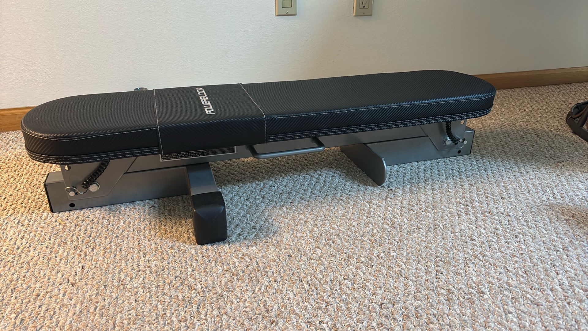 Foldable Powerblock Weight Bench!