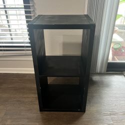 Black 2-Shelf Storage Stand – Great for DIY or Garage Use
