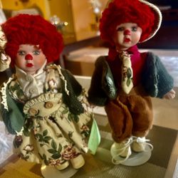 Vintage Raggedy Andy Doll Set