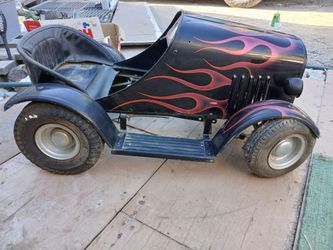 Vintage Pedal Hot Rod Car