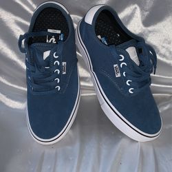 New Blue Suede Vans Ultra Cush Pro Men’s Sz 7