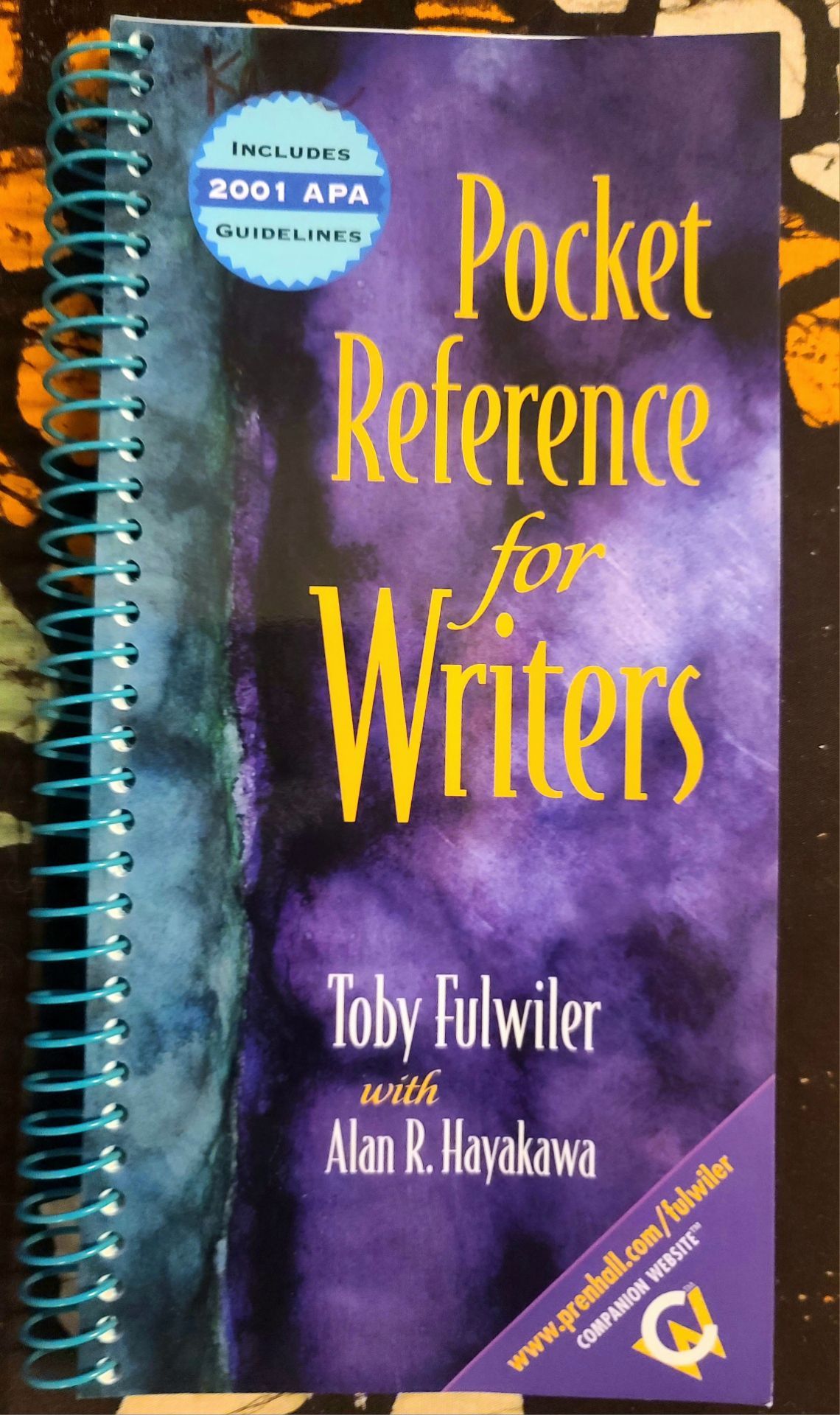 Pocket Reference for Writers spiral handbook great condition