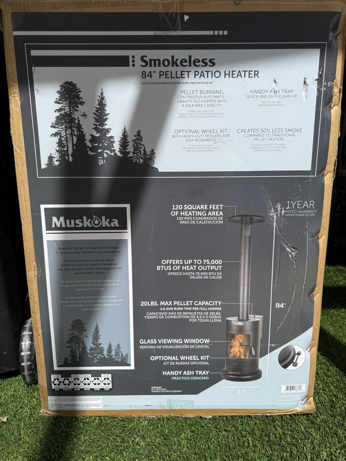 New Patio Heater Cold Season Winter Heat Bbq