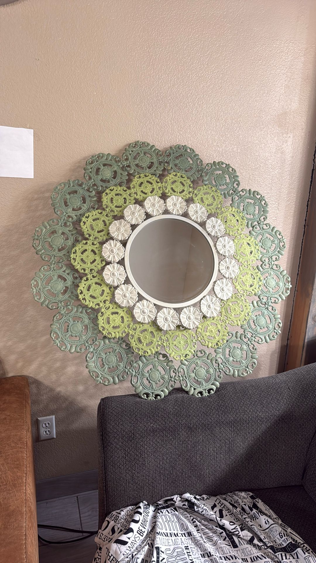 Leila Metal Lace Mirror