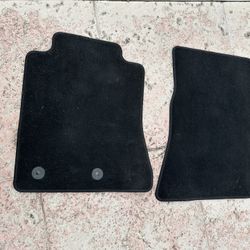 Front Black Car Mats For 2015-2023 Mustang