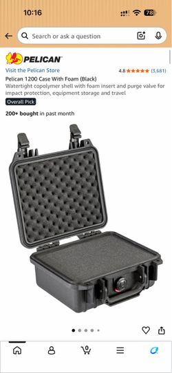 Pelican 1200 Hard Case with Foam