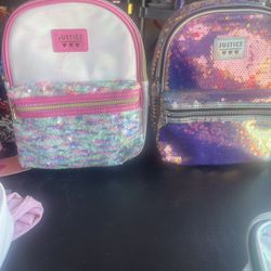 Justice Girls Small Backpacks 🎒 