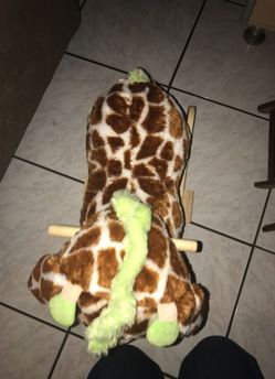 Hug Fun Giraffe Plush Rocker with Music for Sale in Lake Elsinore CA OfferUp