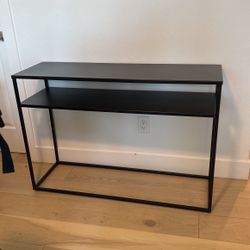 Black Metal Table/console 