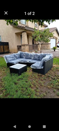 Small space patio furniture set 7-piece outdoor patio furniture brand new small patio sofa set ☑️✅🆕