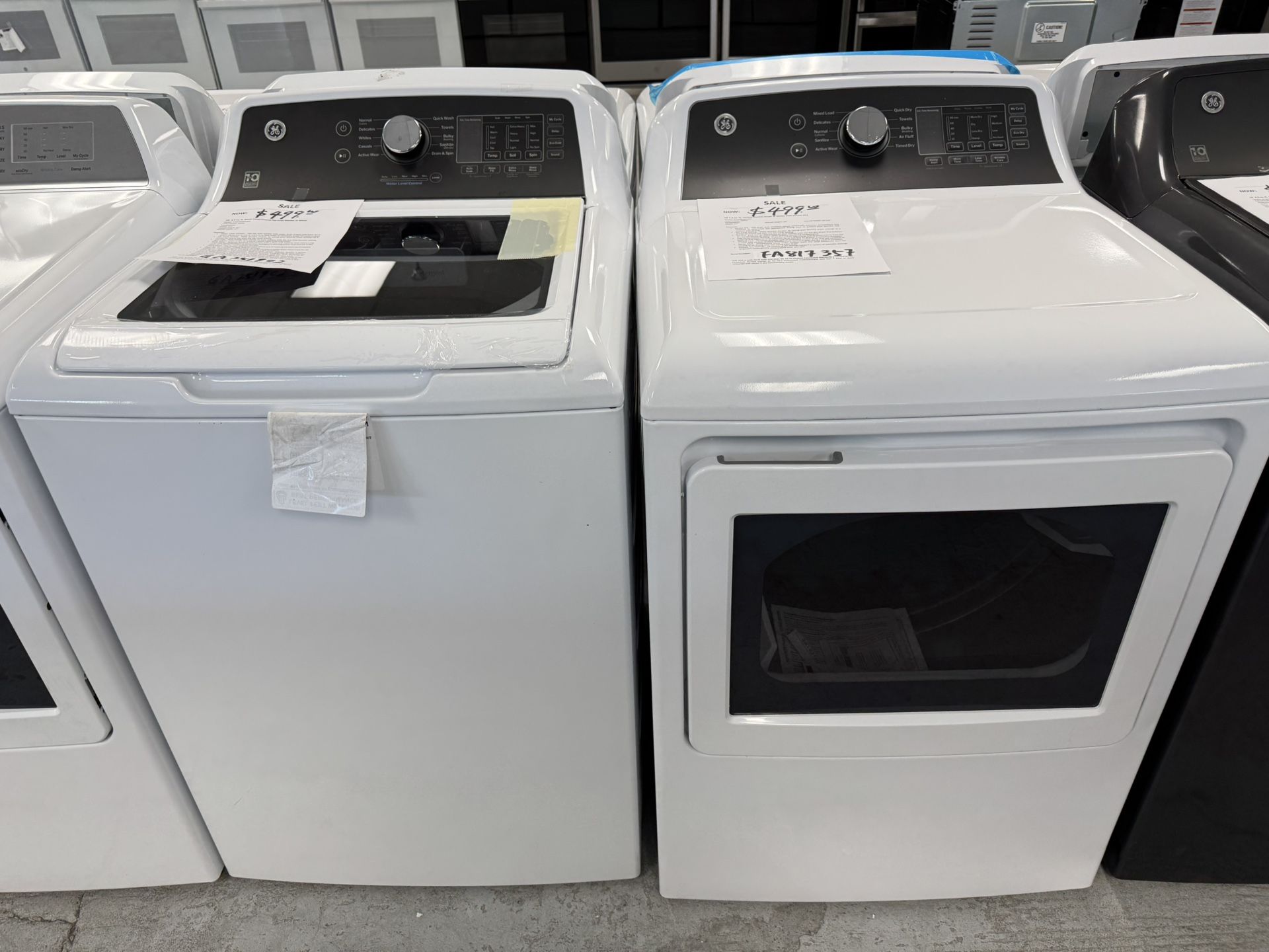 GE Top Load Washer And Dryer Set