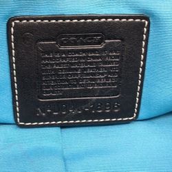 Vintage Coach nylon Side Bag Crossbody 