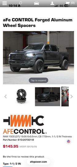 AFE control aluminum wheel spacers