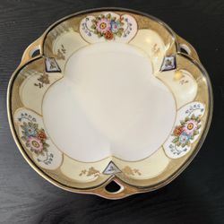 Vintage Noritake Hand Painted Japanese Candy Dish Bowl #326