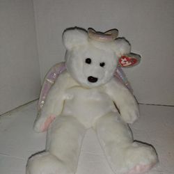 Halo angel bear beanie baby