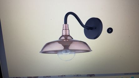 Copper Outdoor Wall Sconce.