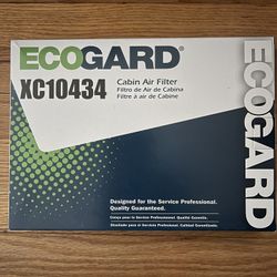 Ecogard Cabin Air Filter - XC10434 - For Nissan Rogue - NEW