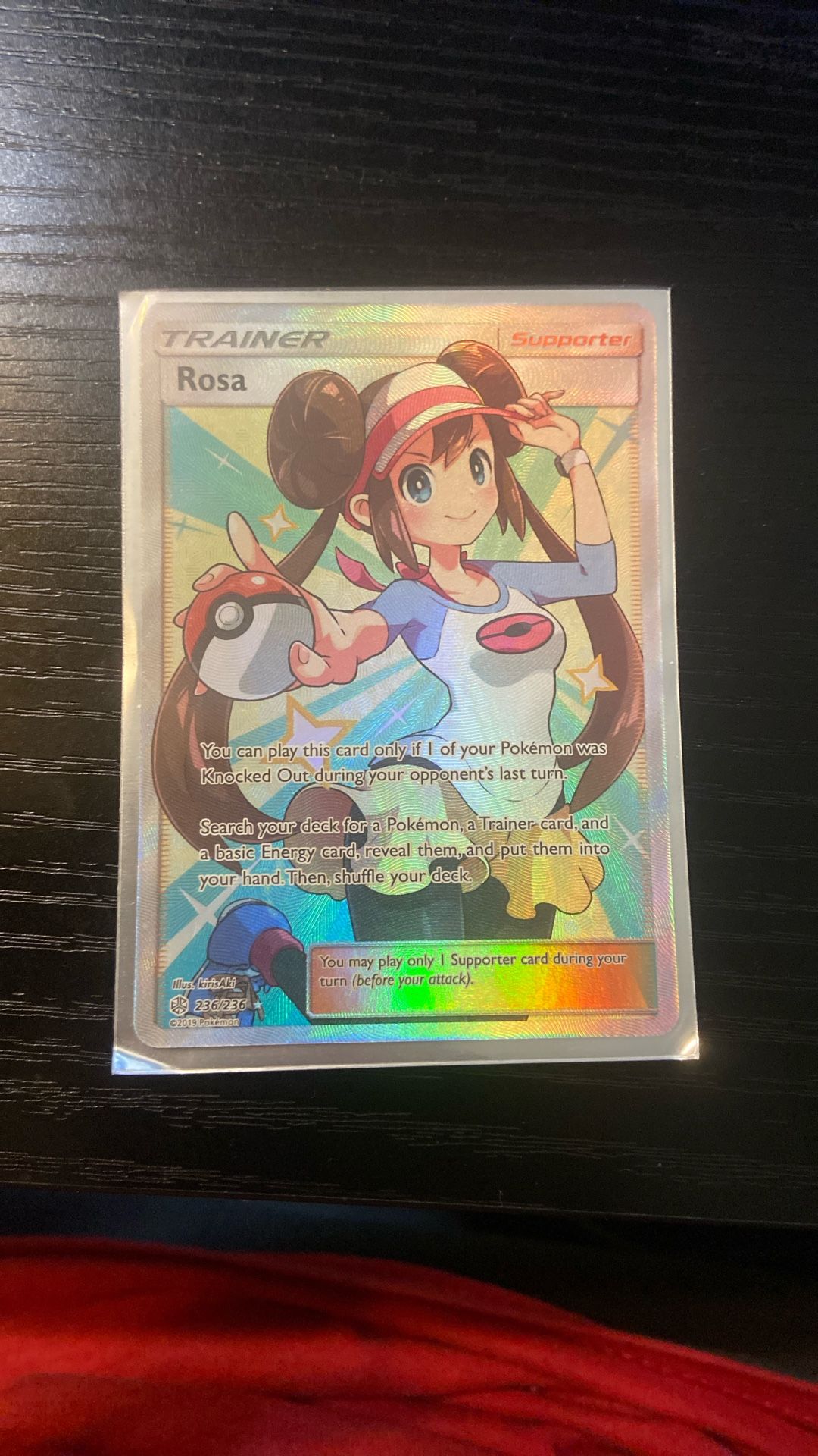 Rosa Full Art Trainer Card