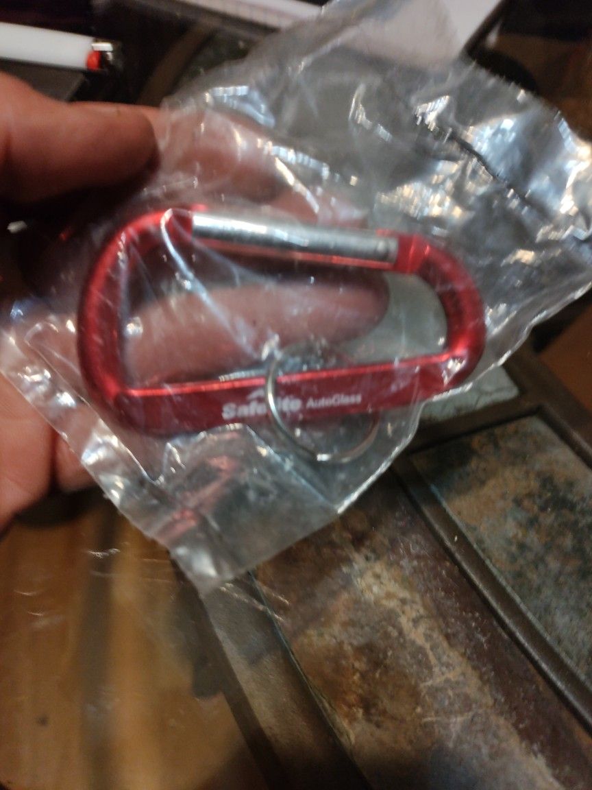 Carabineer With Key Ring 