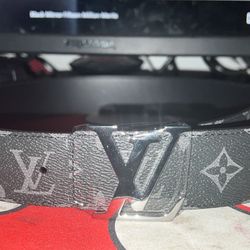 Louis Vuitton Black Designer Belt 