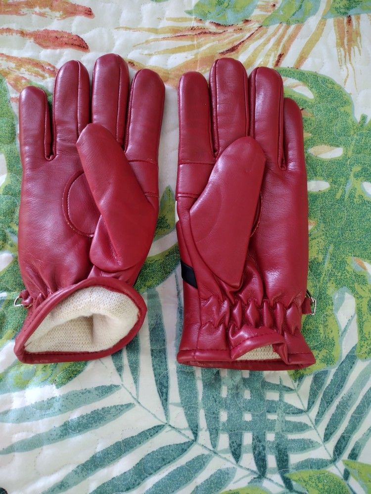 Ski Gloves And A Hat