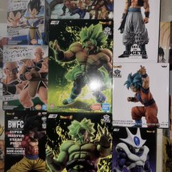30 Authentic Dragonball Z/Dragonball Super Anime Statues 