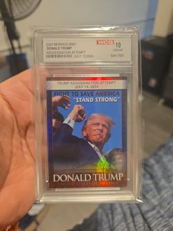 2024 Merrick Mint Donald Trump WCG Graded 10 Card