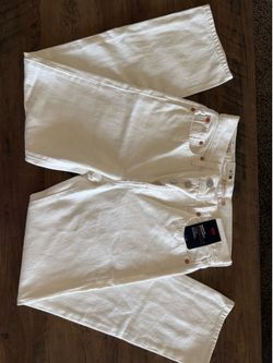 Levi white jeans