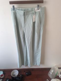 Pastel green pants