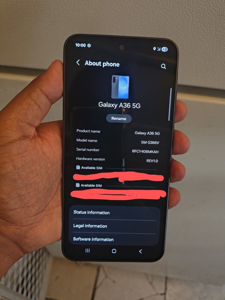 Samsung Galaxy A36 ( Total Wireless Or Verizon Only)