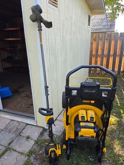 Cordless lawn mover and  String Trimmer, Brushless,