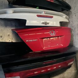 Rear Trunk Deck lids Dodge Challenger/Chevy Camaro SS/Honda Civic