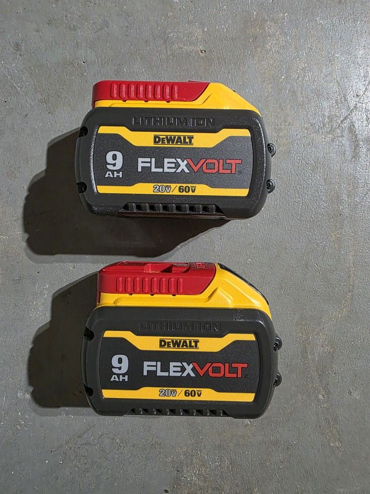 DeWalt 60Volt Flexvolt Batteries 9.0