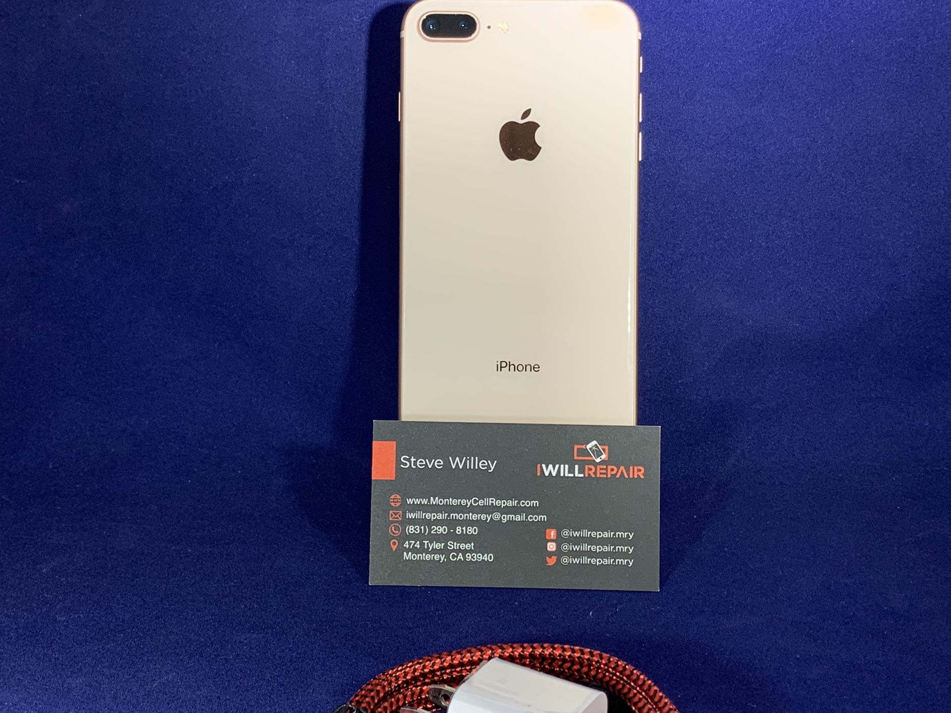 Apple iPhone 8+ Gold 64GB AT&T $330