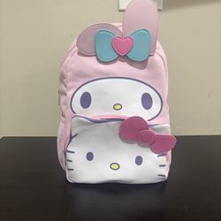 Hello Kitty And My Melody Backpack