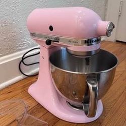 KitchenAid Artisan Series 5 Quart Tilt Head Stand Mixer (Feather Pink)…purchase By 5/1…$359