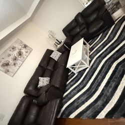 living Room Set Include Coffee Table And Carpet 