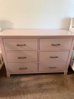 Pink dresser