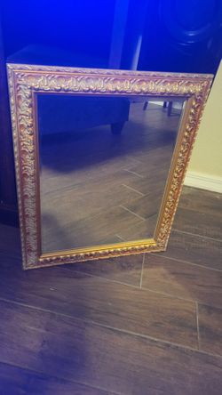 Vintage Gold Mirror 
