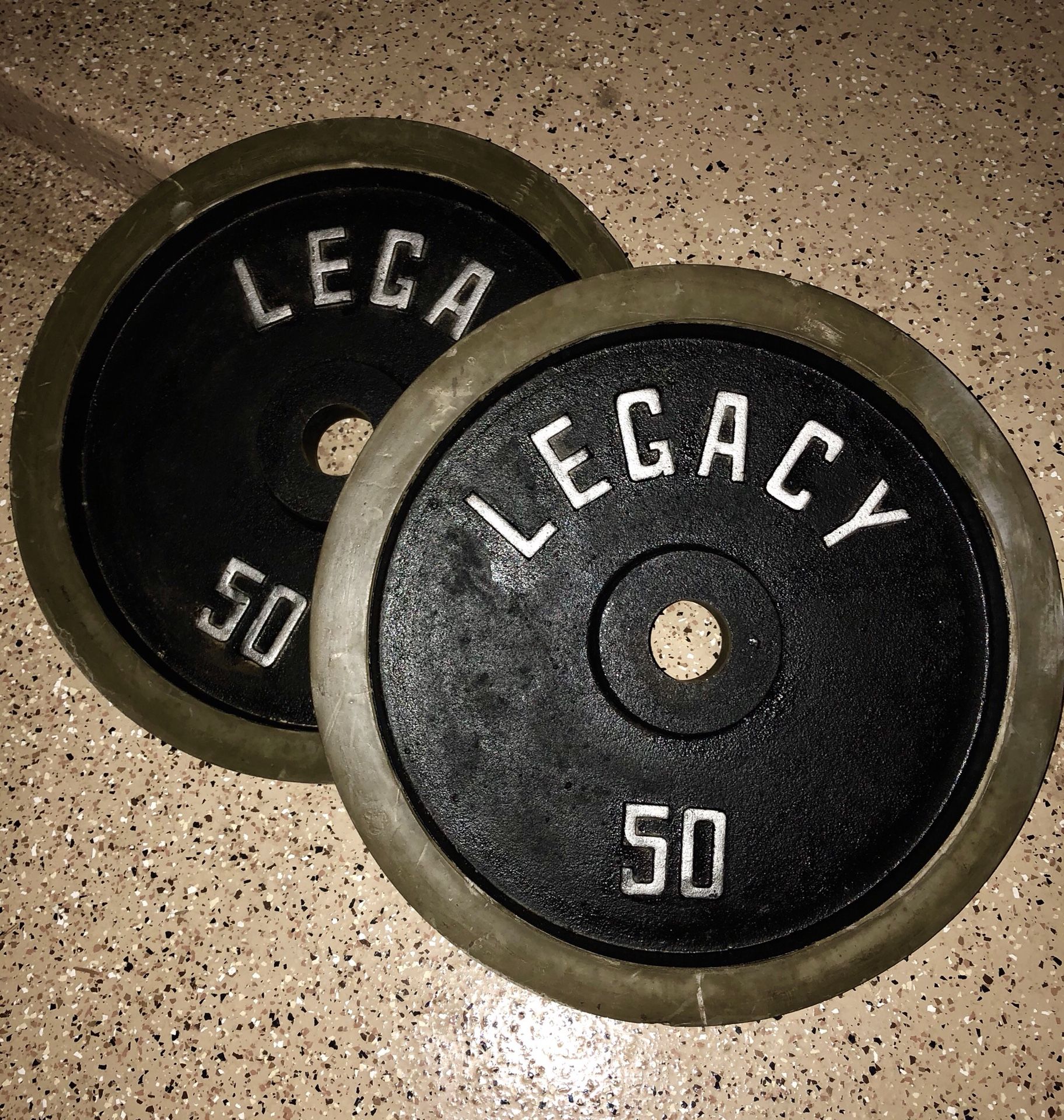 50 lbs Legacy Olympic Weight Plates