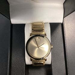 Mens Gold Tone Movado Watch 