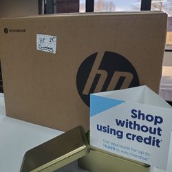 HP 14" Chromebook Laptop - PAYMENTS PLAN AVAILABLE NO CREDIT NEEDED 
