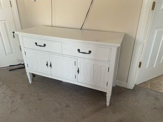 White Wooden Dresser
