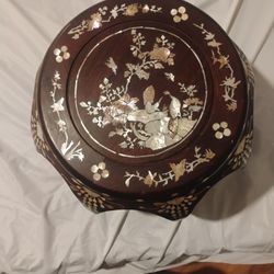 vintage rosewood  Asian stool