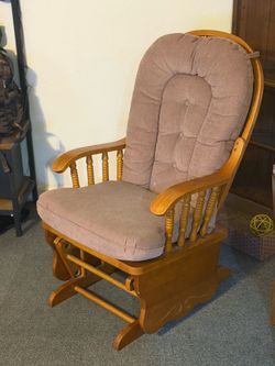 Oak rocking chair